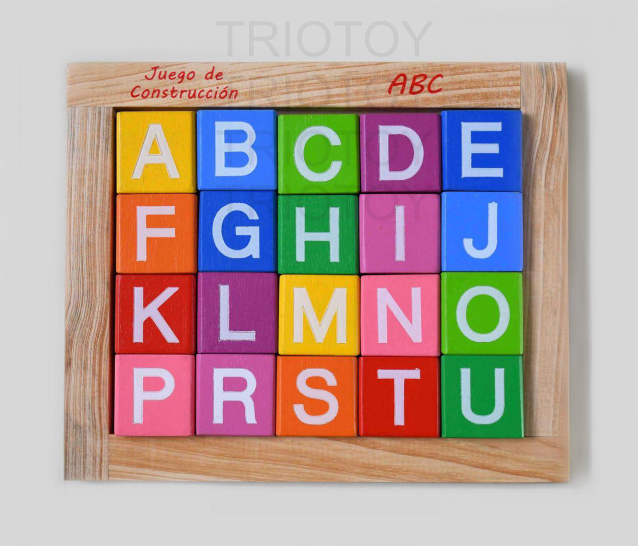 abc en madera